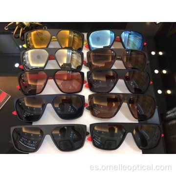 Gafas de sol de cuadro completo para hombres Accesorios de moda